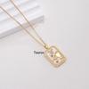 Neck Jewelry 12 Constellation Necklace Gold Plated Zodiac Pendant Necklace  Unisex