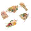 5Pcs Bird Shredder Toys Interesting Safe Hanging Foraging Chewing Toys with Metal Hooks for Travel