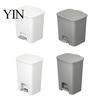 Hands Free Waste Container Slim Trash Can, with Pedal Step Design, Touchless Odor Proof Wastebasket, Bathroom Bin Garbage Narrow Basket, for