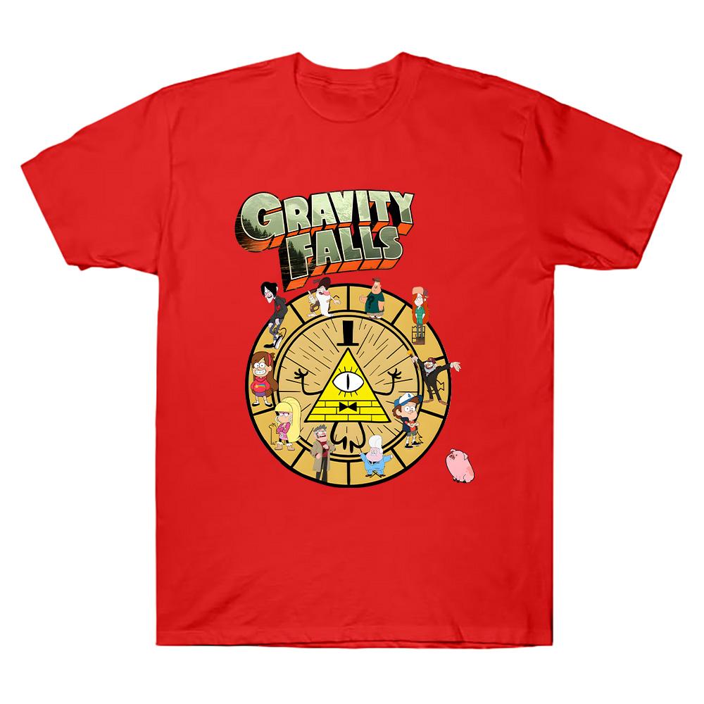 

Gravity Falls Funny Cartoon Tshirts Anime Aesthetic New Women Men Clothing Cotton High Quality Comfortable T-shirt Summer Casual S