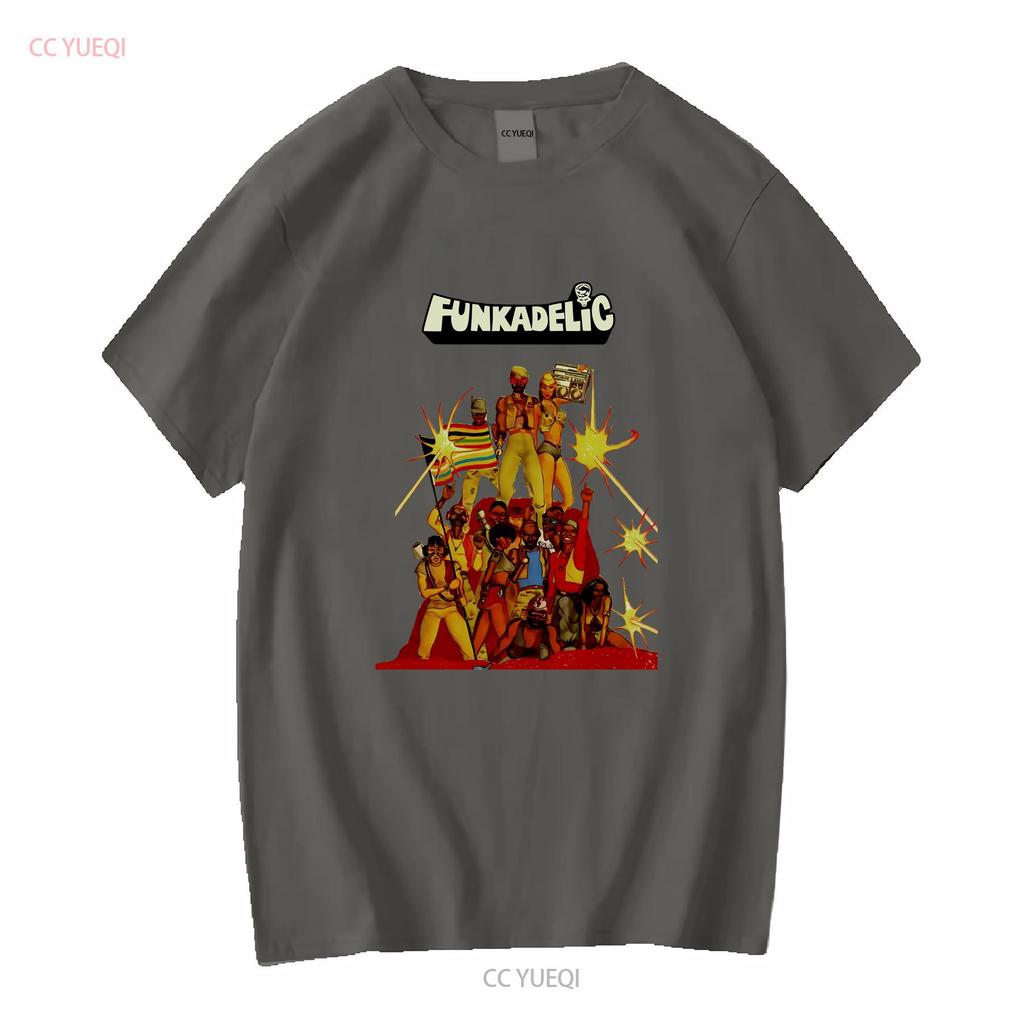 Funkadelic George Clinton T Shirt Eddie Hazel Essential Parliament Pfunk Concert Vintage Washed Top For Everyday Wear Fashion
