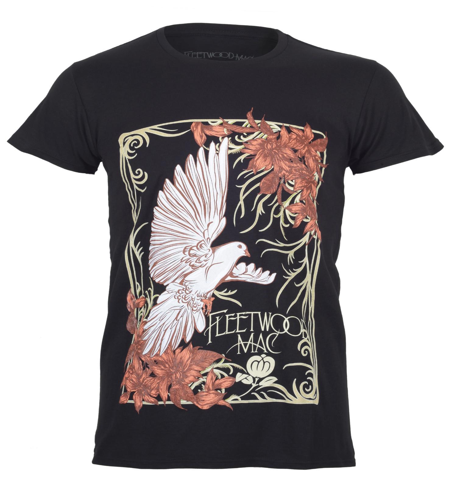 Футболка Fleetwood Mac Dove Официальная Черная Новая L