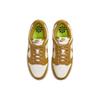 Nike  Dunk Low Next Nature Gold Phantom Women Sneakers Brown Gold-Suede White DN1431-001