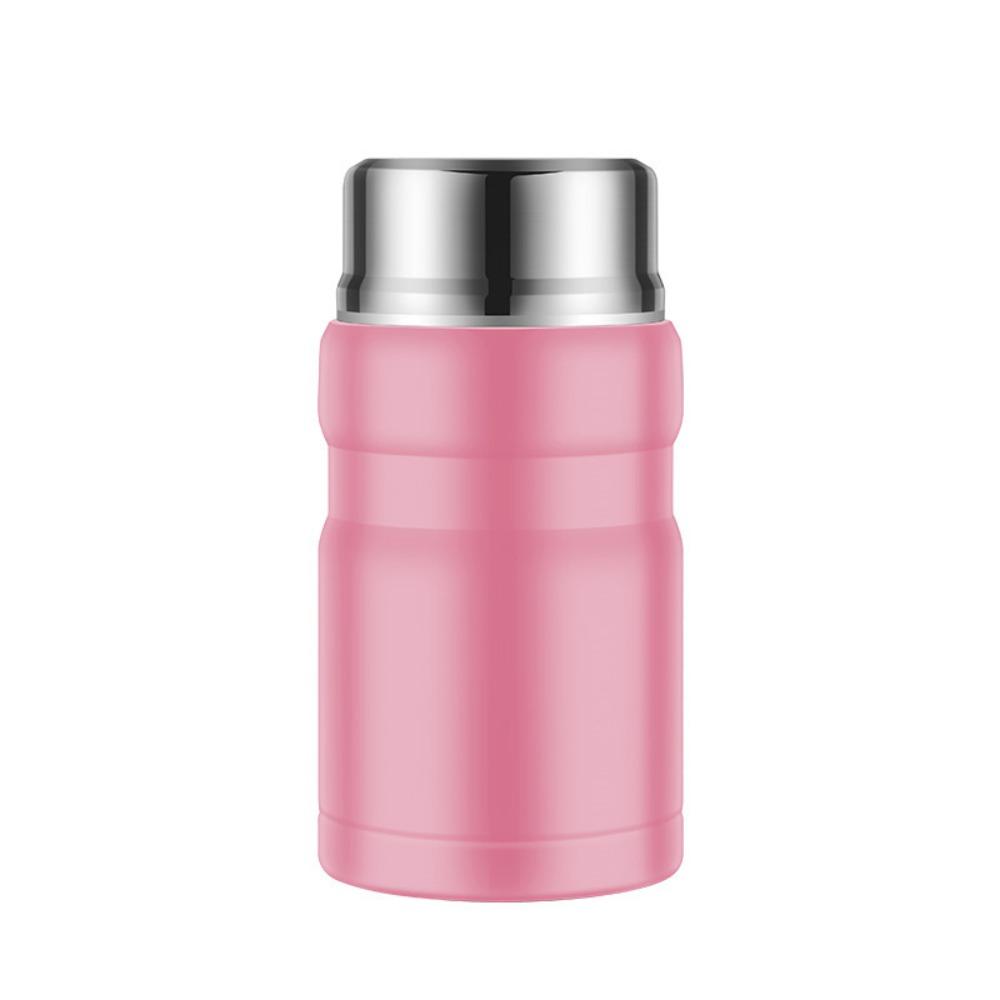 Large Capacity 750ml Thermal Food Jar with Spoon Soup Jar Durable Thermos Cup  School