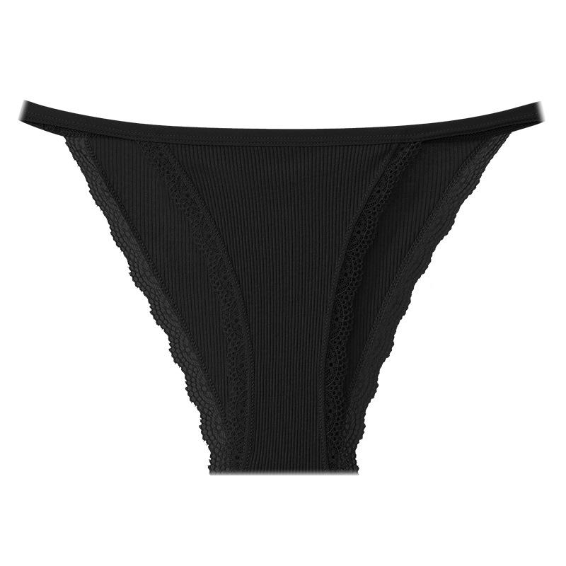 Pure cotton underwear women's sexy seamless girl briefs T-word pants women's large-size women's underwear