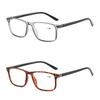 New Anti Blue Light Retro Small Frame Reading Glasses PC High Definition Lightweight Fashionable Presbyopia Glasses