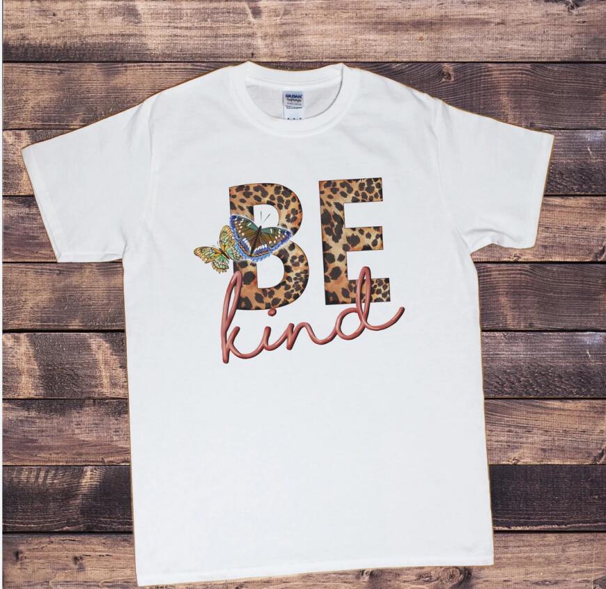 Cheap Leopard Butterful Animal Print Tshirts Women Funny Fashion T ...