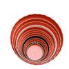 Round Plastic Lace Flower Pot Tray with Wheels