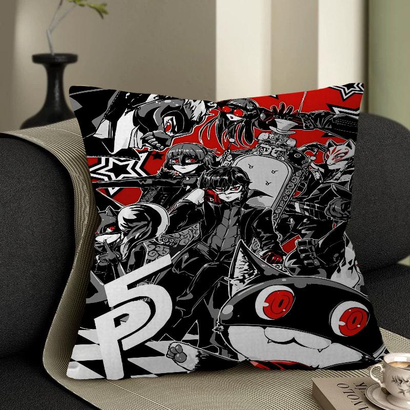 Persona 5 Gaming Pillow Cover Sofa Cushion Cover Home Room Decoration Children Gift