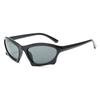 2PCS Sports Sunglasses Women Y2K Trends Punk Sun Glasses Men Retro 2000's Luxury Brand One Piece Special-Shaped