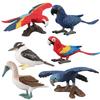 Parrot Kookaburra Model Set With Pvc Material For Childrens Educational Play And Collecting