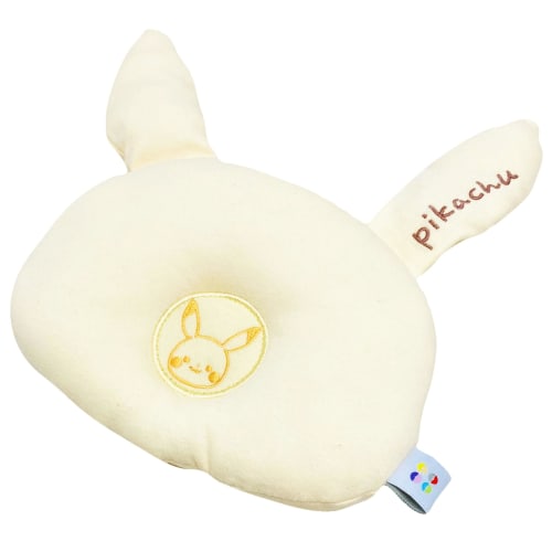 MORIPiLO Pokemon Baby/Child Pillow (Monpoke Pikachu Ear Die-Cut) Plush Toy Cushion 18x20x2cm Yellow Baby Newborn Merry-Go-Round Cute Soft Pokemon Char
