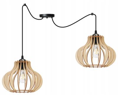 Hanglamp, Plafondlamp, Houten, Led Lampenkap