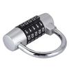 5 Digit   Lock Padlock U shaped Suitcase Door Combination Lock Red