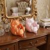 Cute 3D Printed Trinket Holder Plastic Jewelry Storage Box Modern Lucky Cat Storage Box  Office