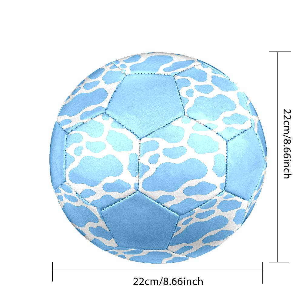 Animal Pattern Indoor Size 5 Soccer Ball Colorful Machine Stitched PVC Competition Ready Durable High-Bounce