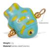 Xiaoqing Fresh Air Pendant Ocean Series Small Fish Sea Star-Shaped Ceramic Stainless Steel Gold-Plated Pendant Necklace