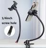 Flexible Arm Monopod Metal Tube Rod Stands Selfie Stick With Ball Head For Mobile Phone Smartphones Tripod Live Streaming