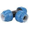 PE Plastic Water Pipe Fitting Accessories 50mm Tee Connector for Pipe Connection