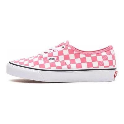 Authentische Schachbrett-Low-Top-Skate-Schuhe Unisex-Sneaker Pink Weiß VN0A348A3YC