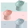 Tall Cat Bowl Dog Bowl Anti-dumping 45°  Neck Guard Cat Pet Water Bowl Binaural Pet Feeding Cup Pet Feeding Bowl