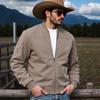 Spring and Autumn New Denim Men's Hunting Suede Loose Casual Zipper Suede Jacket
