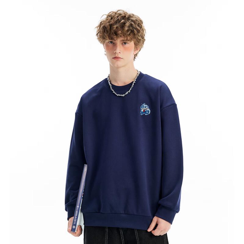 Fingercroxxit Unisex Street Style Round Neck Long Sleeve Sweatshirt