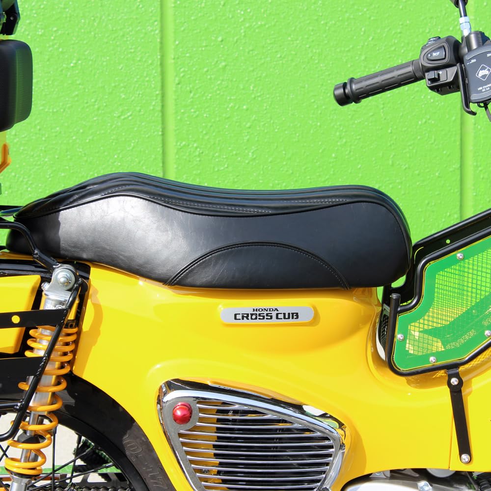 Quick Custom Long Seat for Honda Cross Cub CC110 Mr. (Black) JA60/JA45