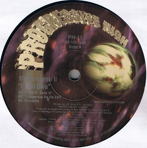 

12-дюймовая пластинка MANNEQUEEN - I Feel Diva PH11 Progressive Hig 1996 US Танцевальная и Электронная Б/У