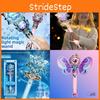 Childrens Magic Wand Light And Sound Toy For Girls With Rotating Effects
