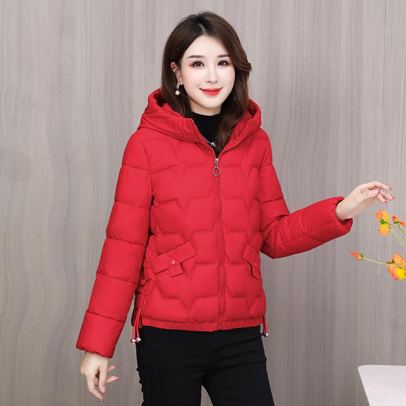 

Нова зимова жіноча куртка 2024 року Парки Пальто Товсте тепле ватяне пальто Жіночий зимовий верхній одяг Вільна куртка Парки Сніжний одяг Верхній одяг 4XL червоний