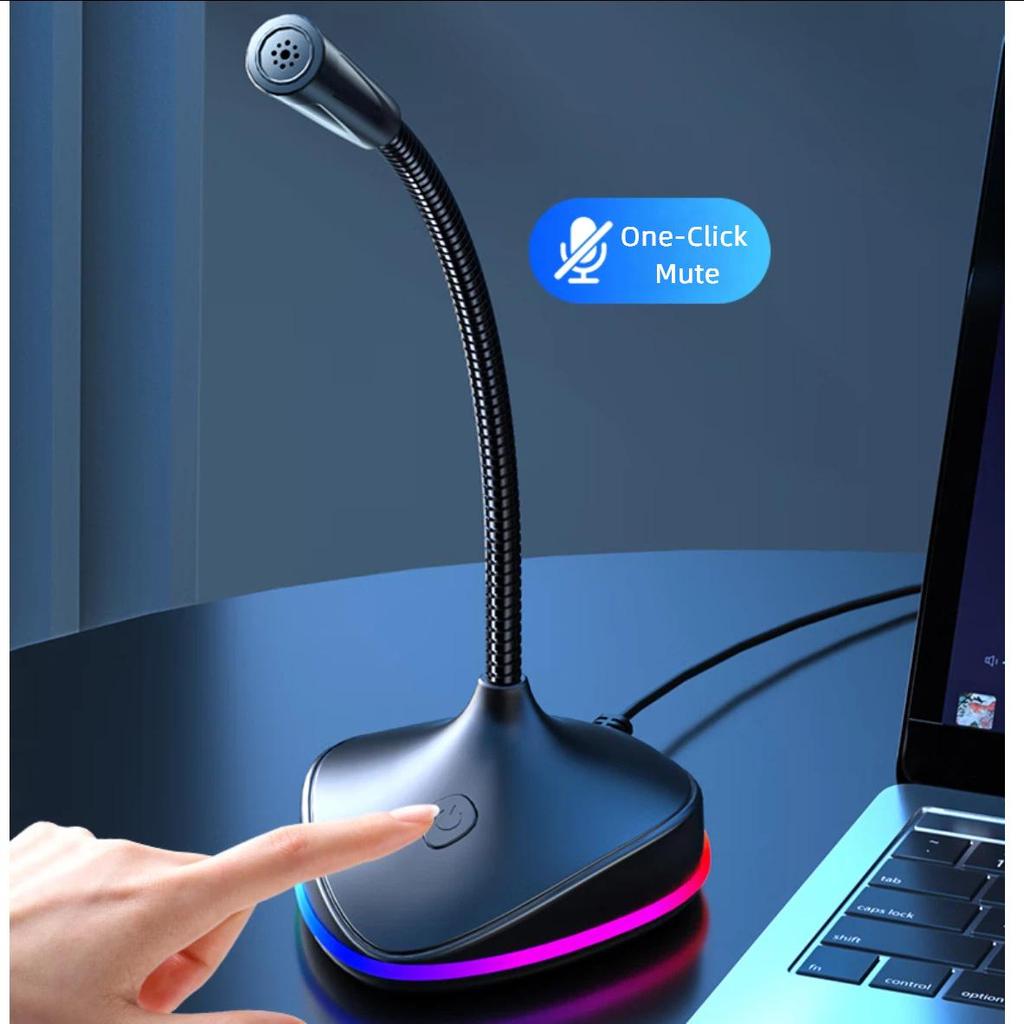 aigo Computer Microphone, Desktop And Laptop Video Conference Mic, USB Port
