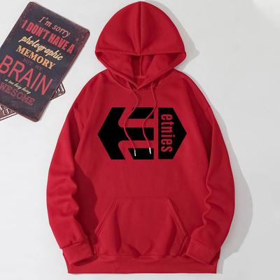 Autumn and Winter Fleece Warm Casual Hooded Sweatshirt