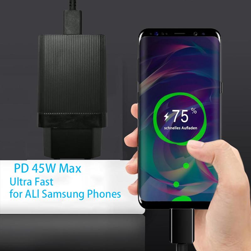 UYUXIO PD 4.0 PPS AFC USB C Charger 45W Super Fast Charging Type C Turbo Wall Adapter for Samsung iPhone 16 15 Macbook Xiaomi