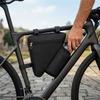 Bike Triangle Storage Bag with Water Bottle Pouch Rainproof Cycling Bag Bike Front Frame Tube Bags Accessories