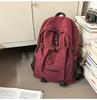 Schoolbag Lightweight Multi-Pocket Neutral Wind Men's and Women's Backpacks Commuter Travel Large Capacity Junior High School Student Backpacks Tide