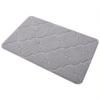 Irregular Emboss Bathroom Cashmere Thickening Mat Bath Non-slip Carpets In Wash Basin Bathtub Side Floor Rug Shower Room Doormat Memory Foam 3D Pad