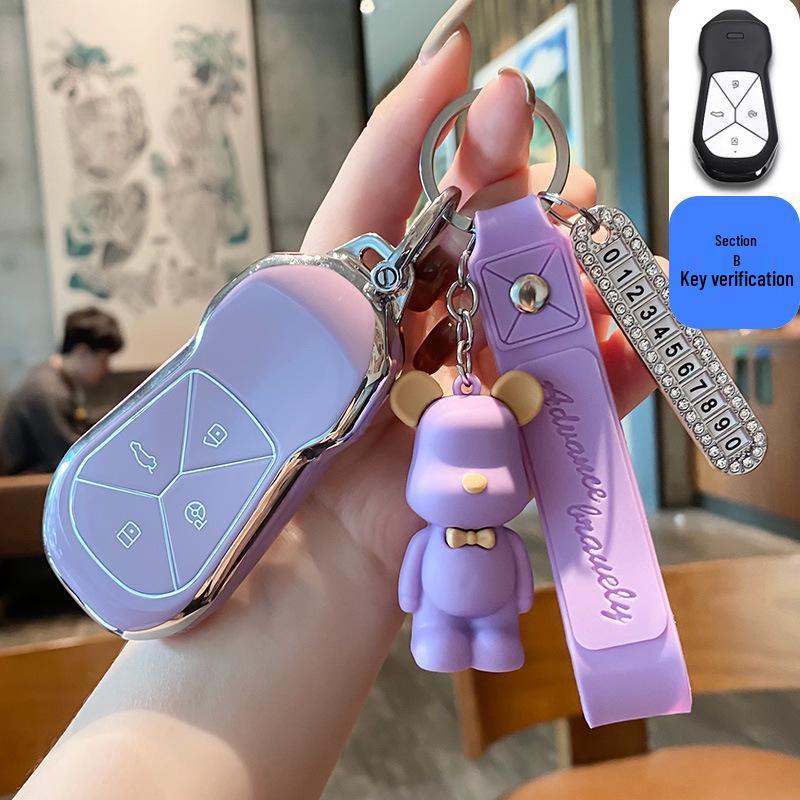 Xiaopeng P5/G3i/P7 Car Key Cover: Unisex Protective Case for 2021-2022 Models