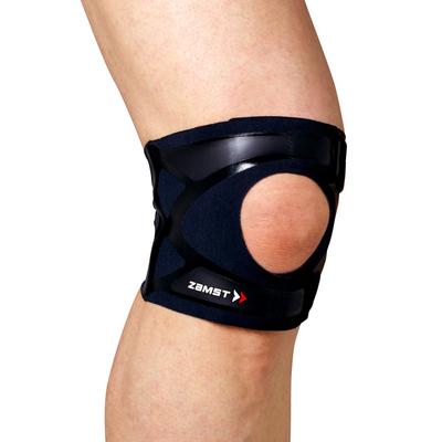 Zamst FILMISTA KNEE Running Knee Thin 372203 Support, Support, Black, Ambidextrous, Large,