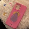 Cute Headphones Eggplant Suitable for Apple 17 Mobile Phone Case 15 Promax Korean Style Iphone14 Three Dimensional 13 Silicone 15