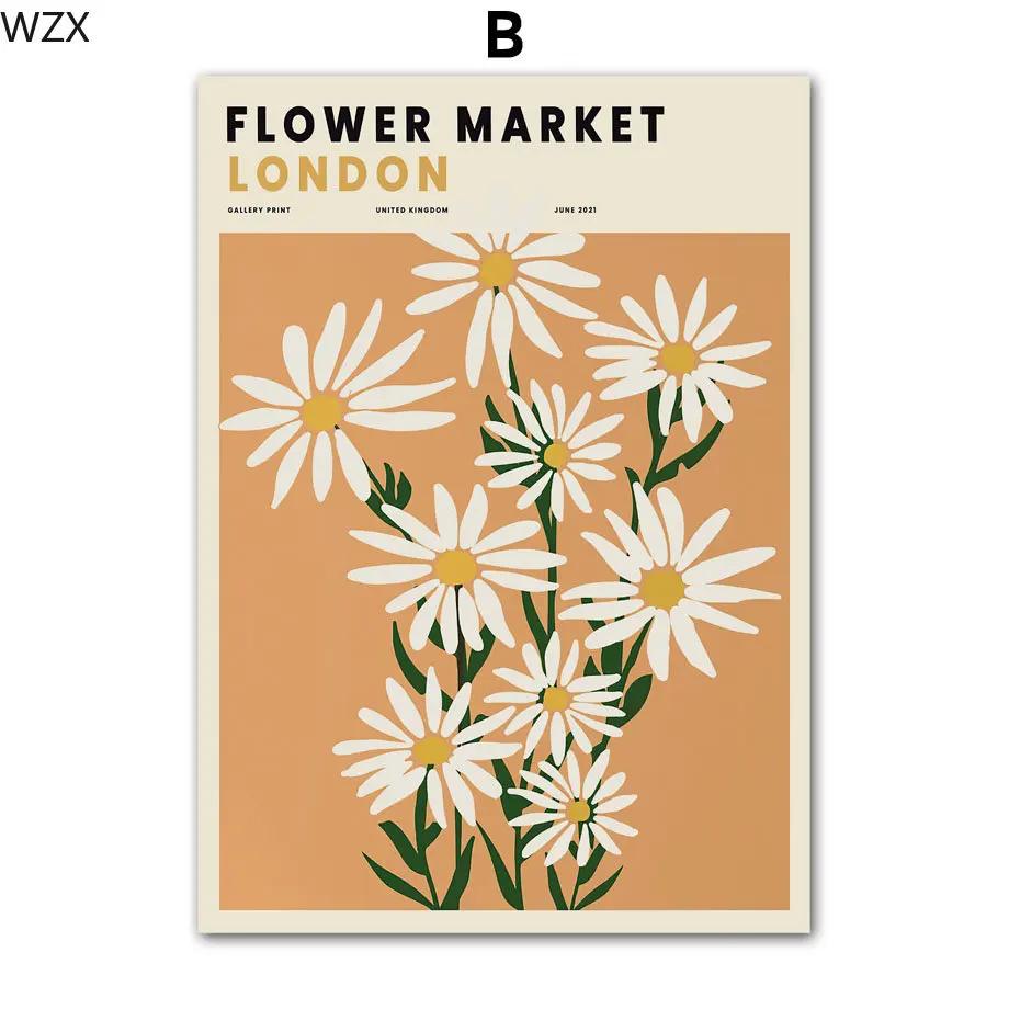 

Матисс Цветочный рынок Минималистичные формы настенное искусство скандинавские постерыКартины на холсте и принты настенные картины для декора гостиной 21x30cm No Framed