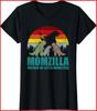 Mothers Day Momzilla Mother Of Little Monsters Black Cotton T-Shirt Unisex T-Shirt