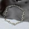 New Small Wire Brambles Bracelets On Hand For Women Men Hip-hop Zircon Gothic Punk Style Barbed Little Thorns Pulsera Gift