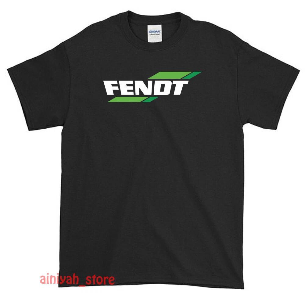 New FENDT Farming Tractor Logo Men s Funny T shirt USA Size S-XXL L