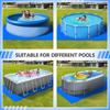 Tapis de piscine imperméable en PE, tapis de sol rectangulaire robuste pour piscine, protection de piscine, bâche, protection contre la pluie et la poussière