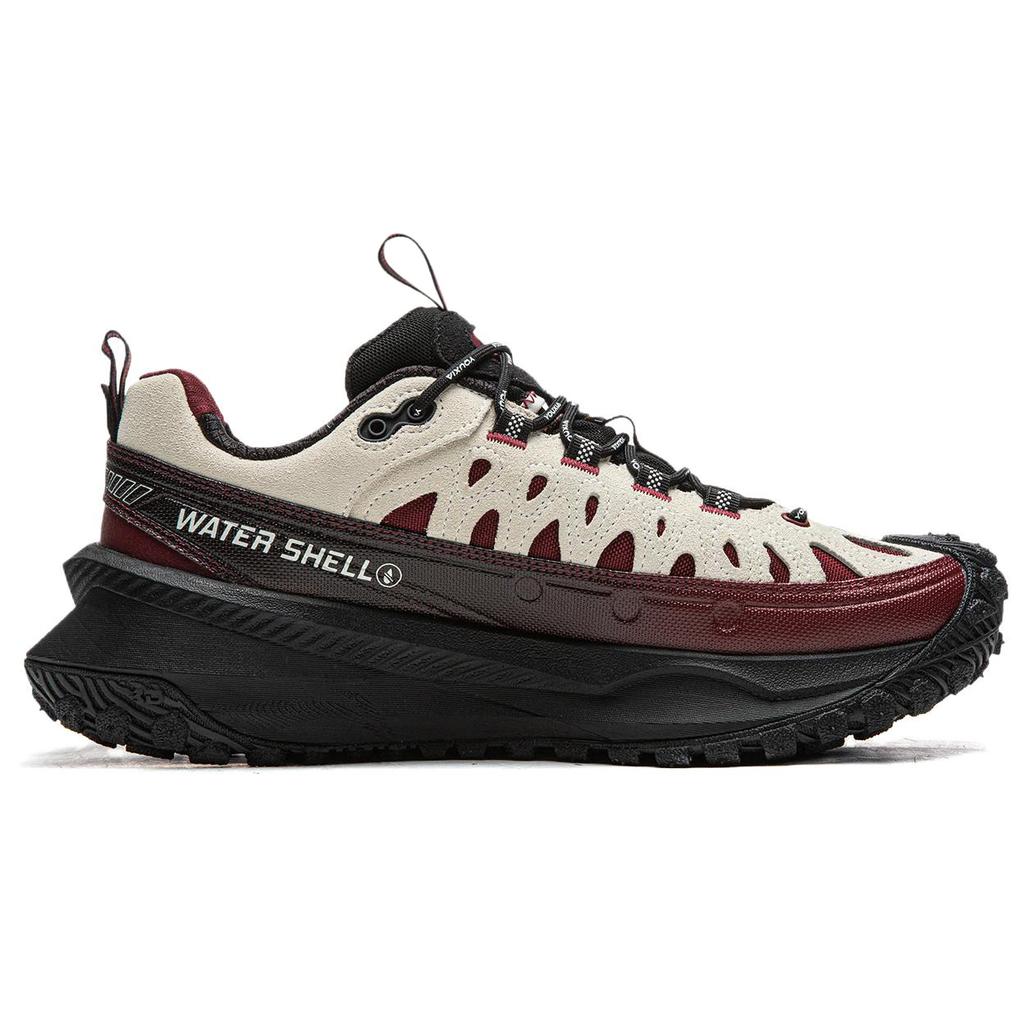 Li Ning Ranger CRC Synthetic Leather, Split Cow Leather Wear resistant And Waterproof Low top Casual Shoes Unisex AZGW023-2