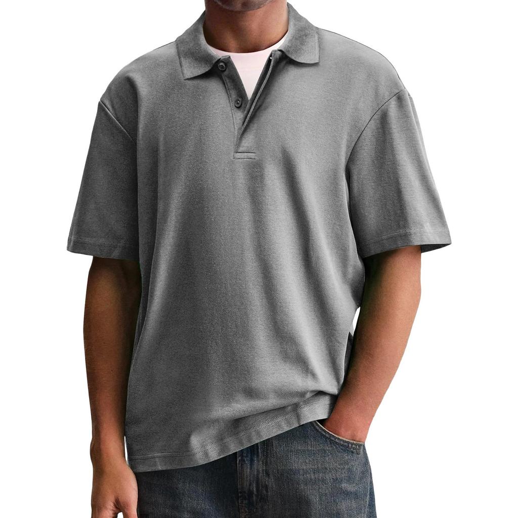 Herren Einfarbige Kurzarmtops Herren Lässige Mode Kurzarmtops