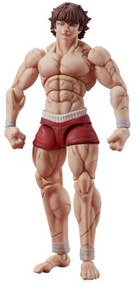 DIG DIGACTION Baki ca. 70 mm PVC fertige Figur "Baki Hanma" Hanma, groß, nicht maßstabsgetreu vorbemalt