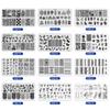 Nail Art Printing Template Christmas Tree Butterfly Printing Steel Plate Square Template Om-J