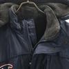 Champion Products Back Logo Bench Coat L Navy Cotton Filling Men's Used